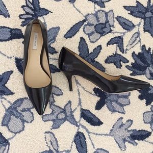 Cole Haan 7C  (7 Wide) black Bradshaw pointy pumps